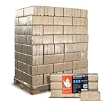 HEIZFUXX Holzbriketts Ruf Original Blue 10kg x 96 Gebinde 960kg 1 Palette Weichholzbriketts Kaminbriketts Ofenbriketts Brennholz Brikett Gluthalter Briketts Paligo