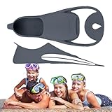 Schwimmflossen - Tauchflossen | Tauch- und Schnorchel-Schwimmflossen, Schwimmtrainingsflosse, geeignet für Erwachsene, Kinder, , Pool, Urlaub | Freitauchausrüstung Sportausrüstung