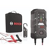 Bosch C70 Kfz-Batterieladegerät, 10 Ampere, mit Erhaltungsfunktion - für 12 V / 24 V Blei-Säure, EFB, Gel, AGM und offene VRLA-Batterien