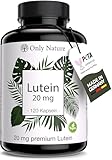 Only Nature® Lutein 20mg (mit 4 mg Zeaxanthin) - 120...