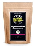 Biotiva Ringelblumenblüten Tee Bio 100g - Calendula officinalis - ohne Zusätze - vegan - kontrolliert und zertifiziert in Deutschland