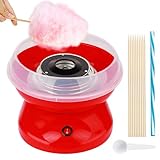 Zuckerwattemaschine, Retro Zuckerwatte Maschine, Cotton Candy Machine 450W mit Stäbchen, für Zuhause, Partys, Kindergeburtstag