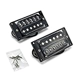 Ruarby High Output Pickup E-Gitarre Doppel Coil Bridge Und Hals Pickups Humbuckers Gitarre Pickup Mit Einbaurahmen Doppel Coil Humbucker Pickups