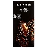 Björnsted Dark 85% Feine Bitter Schokolade 100 Gramm, Bio Qualität, Bitterschokolade, ohne Zusatzstoffe