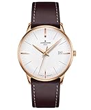 JUNGHANS Meister Mega Herrenuhr Funk Braun/Roségoldfarben 58/7500.02