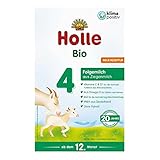 HOLLE BABYFOOD Bio Folgemilch 4, aus Ziegenmilch, 400g (3er Pack)