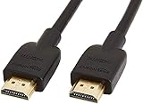 Amazon Basics – Hochgeschwindigkeitskabel, Ultra HD HDMI 2.0, unterstützt 3D-Formate, mit Audio Return Channel, 0,9 m, Schwarz