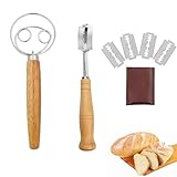 Bäckermesser, Bäckerklinge, Teigritzmesser, Teigmesser, Dänischer Schneebesen, Brotteig Schneebesen, Dänischer Teigbesen, Brotteigmischer, Brotklinge, Teig Rasiermesser, Zum Schneiden von Brotteig
