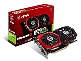 MSI NVIDIA GeForce GTX 1050 Ti Gaming X 4G Grafikkarte (GDDR5, HDMI, DP, DL-DVI-D, Afterburner OC, VR-Ready) schwarz