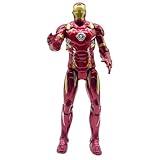 PQKL-party Iron Man Figur, Superhelden Figuren Iron Man ActionFigur, Iron Man Spielzeug, Superhelden Iron Man Charakter Modell Spielzeugsammlungen Desktop Dekorationen Kindergeschenke für Junge