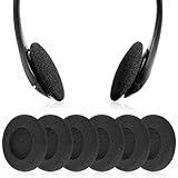 Ouligay 3 Paar Kopfhörer Ohrpolster Schaumstoff Polster Kopfhörerpolster Ohrpolster Schaum Ohrkissen 50mm Black Ersatz Earpads für Kopfhörer Headset MP3 MP4