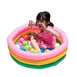 Kinderbecken, Aufblasbecken, Oberirdisches Kinderplanschbecken, Aufblasbarer Familienpool für Kinder, tragbares Kinderplanschbecken für die Sommerwasserparty