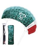 Skymonkey Windtrainer 2.3 Trainer-Kite/Lenkmatte 4-Leiner (inkl. Trainerbar) Ready 2 Fly- Spannweite: 230 cm [Lagoonblue]