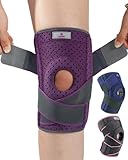 ABYON Kniebandage Verstellbare Knieorthesen mit Seitlichen Stabilisatoren und Patella-Gelpolstern für Damen Knieschmerz, Meniskusriss, Arthritis, Gelenkschmerz (2XL/3XL)