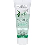 LOGODENT Naturkosmetik EXTRAFRISCHER RUNDUMSCHUTZ daily care Zahncreme mit Fluorid, Mit Bio-Pfferminzöl, Mit Natriumfluorid zur effektiven Kariesprophylaxe, Vegan, 1 x 75ml