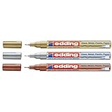 Edding Glanzlack-Marker Sharpie Fine (0,8 mm) 780-8er Pack -...