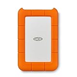 LaCie Rugged Mini 2TB tragbare externe Festplatte, 2.5', PC Mac iPad und iPhone, Data Rescue Service (LAC9000298)