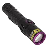 Hyuduo 365 Nm Schwarzlicht-UV-Taschenlampe, Mini-Handheld-LED-wiederaufladbare Schwarzlicht-Taschenlampe Zum Aushärten von Urin, Flecken, Steinen und Geld bei Haustieren