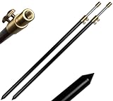 2 Stück Rutenhalter Brolly Bankstick Alu Doppelschraube 100-190cm 16/9mm schwarz