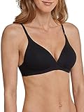 Schiesser Damen Softschalen BH Soft BH mit Schale, Gr. 90B, Schwarz (schwarz 000)