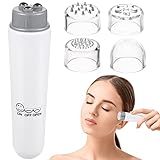 FOMIYES Gesichtsmassagegerät: 4 in 1 Mini- Electric- Akkupressur- Massagegerät für Muskeln (Weiß)