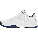 K-Swiss Performance Herren Court Express HB Tennis Shoe, White/Blue Opal/Lollipop, 43 EU