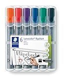 STAEDTLER Flipchart Marker Lumocolor, Keilspitze ca. 2,0 -...