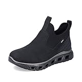 Rieker Damen Ankle Boots M6053, Frauen Stiefeletten,uebergangsschuhe,uebergangsstiefel,gefüttert,winterstiefeletten,schwarz (00),39 EU / 6 UK