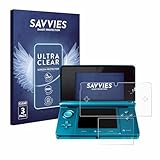 Savvies 6 Stück Schutzfolie für Nintendo 3DS...