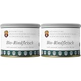 Bäuerliche Erzeugergemeinschaft Schwäbisch Hall Bio Rindfleisch im eigenen Saft, 200 g (Packung mit 2)