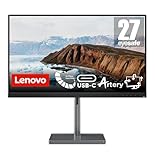 Lenovo L27m-30 | 27' Full HD Monitor | 1920x1080 | 75Hz | 250 nits | 4ms Reaktionszeit | HDMI | VGA | AMD FreeSync | höhenverstellbar | schwarz