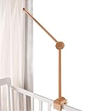 Mamimami Home Mobile Holz für Babybett 360°Drehbar Baby Mobile Halterung Ständer Mobile Handyhänger für Windspiele Geburt Geschenk Neugeborene DIY Deko-Artikel