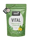 ATESO - Detox your feelings - Premium Bio Kräutertee zum Abnehmen* - mit Brennnessel und Löwenzahn - Biozertifiziert - Kein Koffein - Ohne Zusätze, rein natürlich - lose 60g