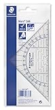 STAEDTLER 568 38 Mars Geometriedreieck, 16 cm, bruchfest, In Hängbaren, bedruckten Polybeutel