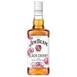 Jim Beam Black Cherry (Red Stag), Whiskey Likör mit süß-fruchtigem Schwarzkirschgeschmack, 700ml, 32,5 Prozent
