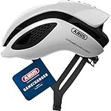 ABUS Unisex Fahrradhelm, Weiß (Polar White), L (59-62 cm)