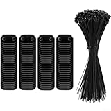 Mehrzweck-Clips aus PVC zur Sicherung von Sichtschutz und Schilfrohrmatten, 50 oder 100 Stück (100 Stück)