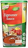 Knorr Paprika Sauce Ungarischer Art (mit ausgewogenem Geschmack, vegetarisch) 1er Pack (1 x 1 kg)