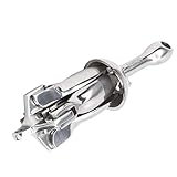 Enterhaken, Edelstahl-Bootsanker, Tragbar für den Schiffsaustausch