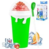 WUGU Slushy Maker, 500 ml Quick Frozen Slush Becher, Silikon...