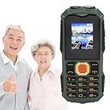 Zunate 4G -Handy für Senior, 1,8 Zoll HD -Bildschirm, Große Schlüssel, Große Schriftarten, Schnellwahl, Dual -SIM -Karte, 3D -Surround -Sound, 5000 -mAh -, SOS, Taschenlampe (Green)