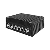 Micro Firewall Appliance, Mini PC, VPN, Router PC, Intel 12th Gen Core I3 N305, HUNSN RJ35, GPIO, TF Slot, HDMI, DP, 4 x 2.5GbE I226-V, Barebone, NO RAM, NO Storage, NO System