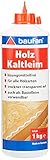 Baufan Holzkaltleim 1kg I Holzkleber für alle Holzarten, Papier & Pappe I Lösungsmittelfrei, trocknet transparent I Auch als Bastelleim verwendbar