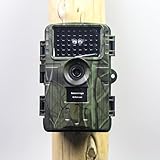 Lutranstra Wildkamera, 4K Video Wildtierkamera, 60MP Full HD WLAN mit Handyübertragung APP, Bewegungssensor, Nachtsicht, 0,1s Auslösezeit, Infrarot Wildkamera mit 32G Speicherkarte & Kartenleser