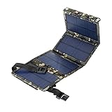 JODEOL Tragbares Solarpanel USB Faltbare Solarzable mit hoher Effizienz (Color : Camouflage, Size : S)