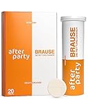 feierbar® After Party Brause | Beinhaltet die wichtigsten Elektrolyte, Vitamine, Pflanzenextrakte und Koffein, um fitter in den Tag danach zu starten | 2-Pack - 20 Brausetabletten | Made in Germany