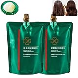 Amino Acid Moisturizing Repair Hair Care Conditioner, Aminosäurekomplex 400 ml, nährende Haarspülung, tief feuchtigkeitsspendend, feuchtigkeitsspendend und glättend, stärkendes Haar (2pcs)