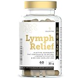 Golden Tree Lymph Relief – Entwässerungstabletten mit Löwenzahnwurzel, Echinacea & Kelp – Lymphdrainage & Wasserbalance – 60 Kapseln