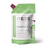 INEOS - Flüssige Handseife - Feuchtigkeitsspendende - mit Aloe Vera + Zitronengrass - Für die Hände - 500ml - Nachfüllpackung