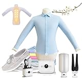 TBANVOO Bügelpuppe, Hemdenbügler & Bügelmaschine für Hemden, Blusen, T-Shirts, Hosen, Automatische Bügelmaschine mit Bügel- & Trockenfunktionen, Effiziente Bügelhilfe